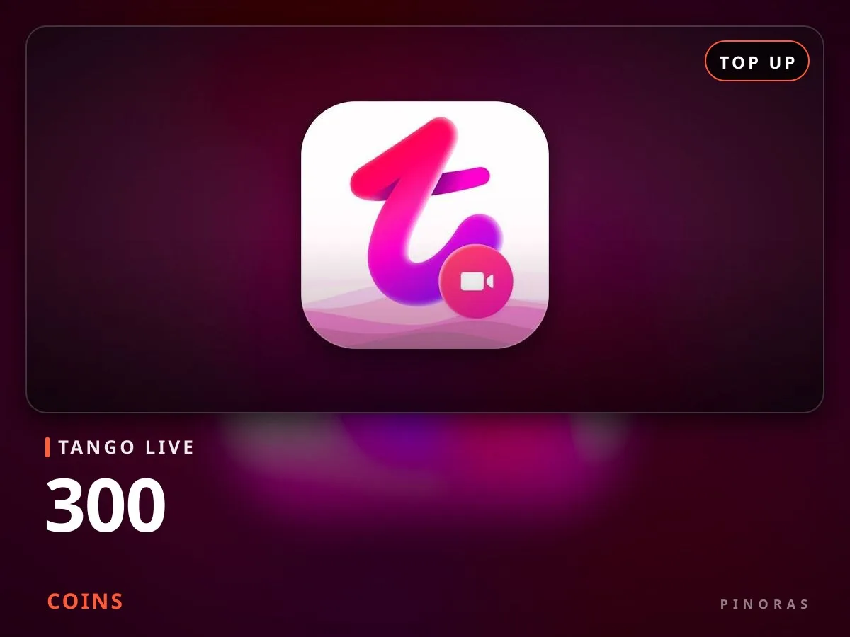 Tango Live Top Up - 300 Coins - Pinoras
