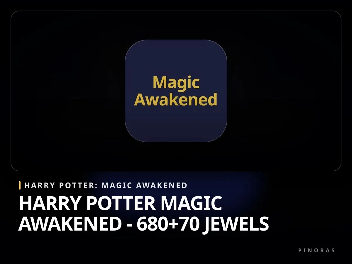 Harry Potter Magic Awakened - 680+70 Jewels - Pinoras