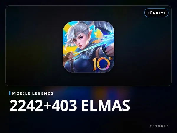 Mobile Legends Turkey - 2242+403 Diamonds