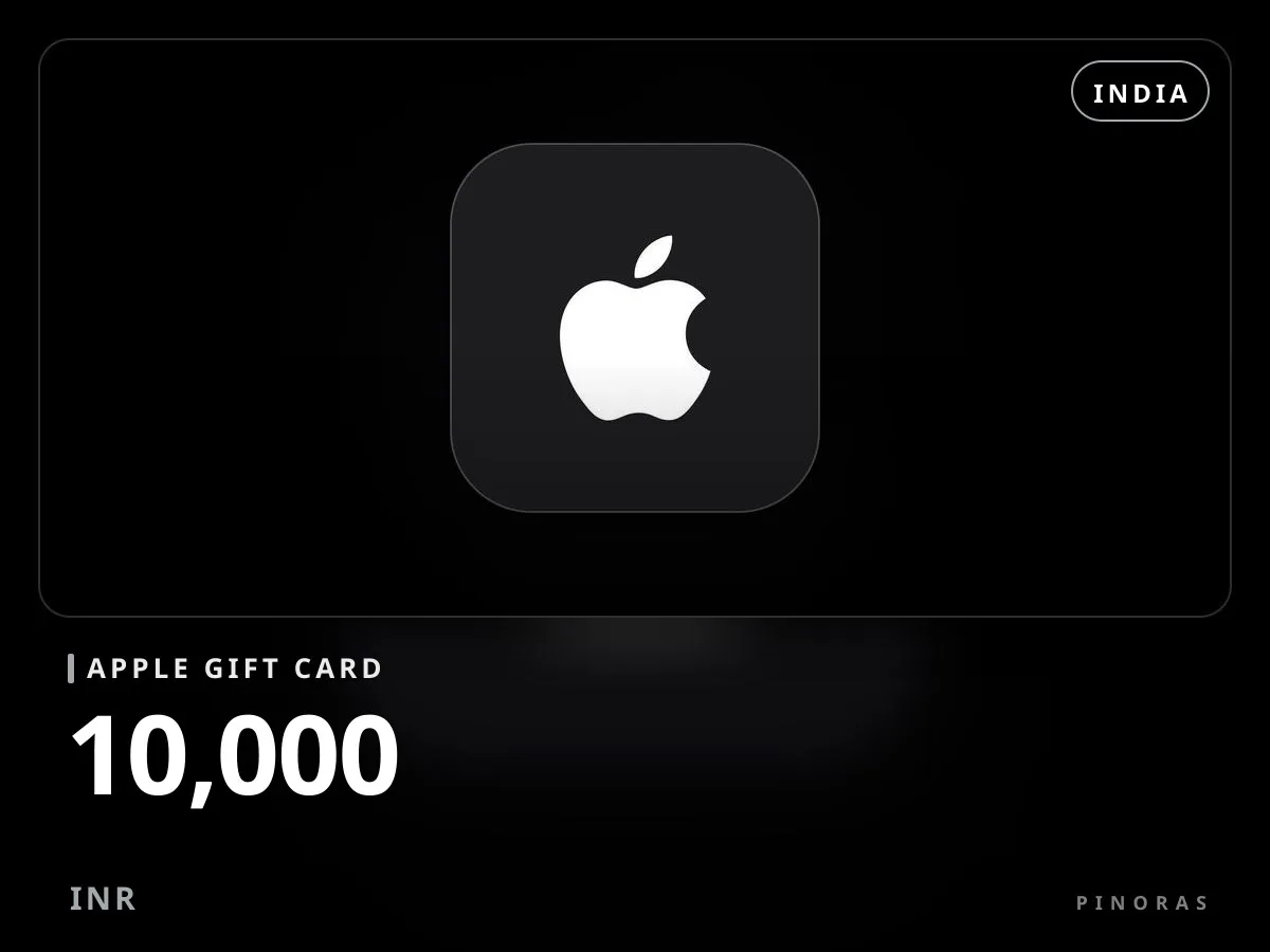 Apple Gift Card India - 10000 INR - Pinoras