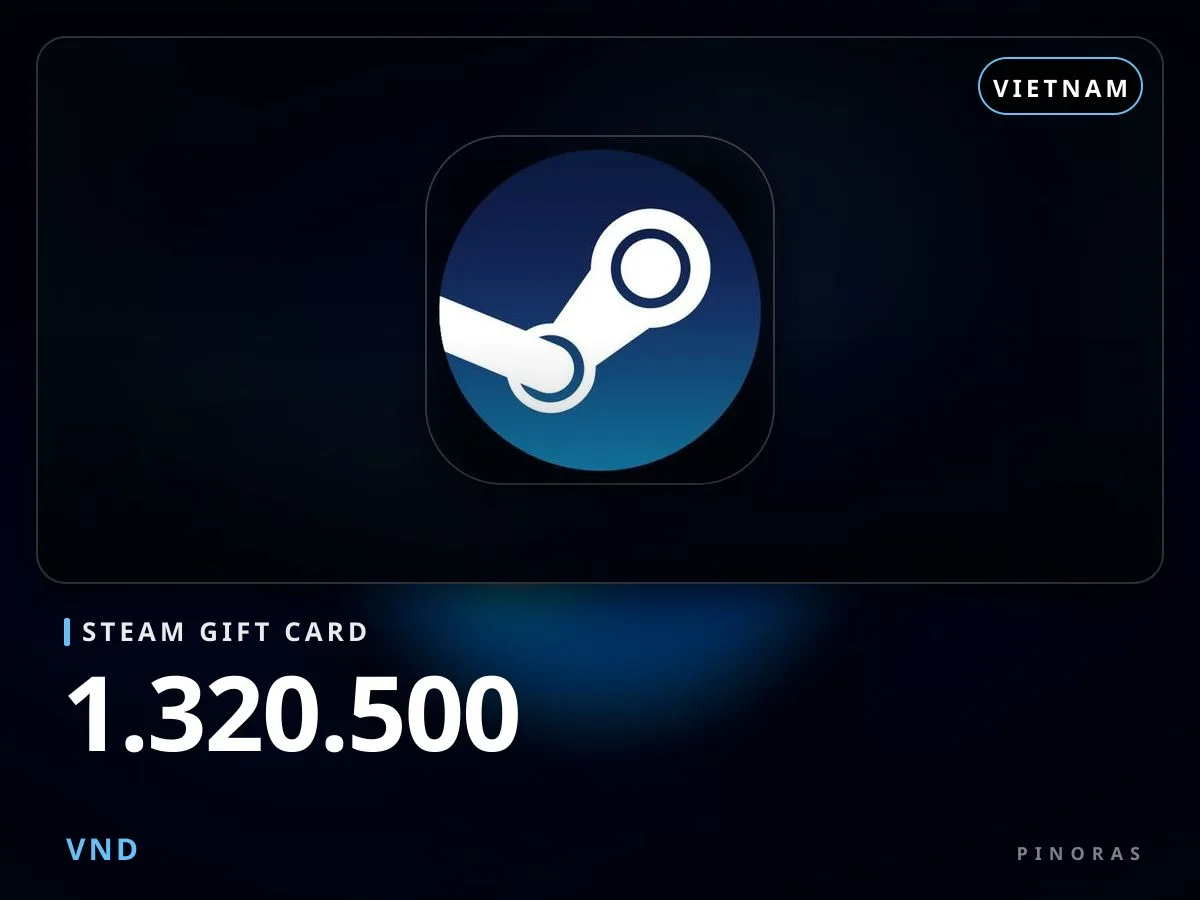 Steam Gift Card 1.320.500 VND - Pinoras