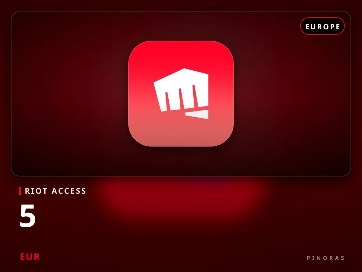 Riot Access EU - 5 EUR - Pinoras