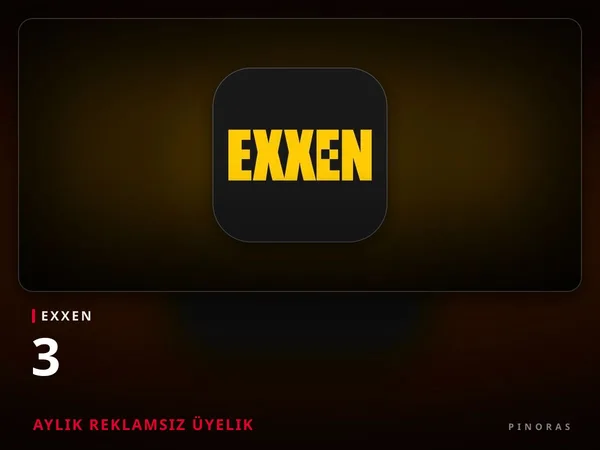 Exxen 3-Month Ad-Free Membership