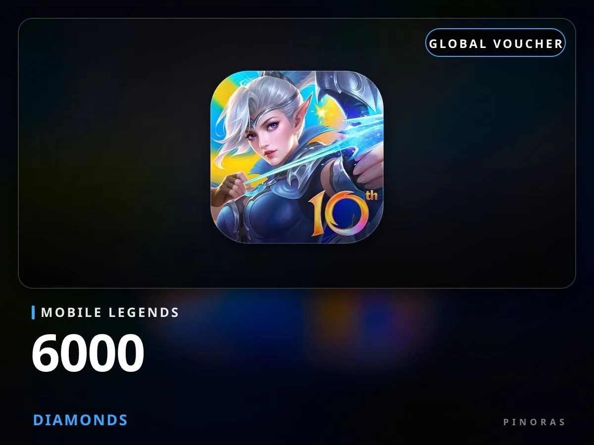 Mobile Legends Voucher - 6000 Diamonds - Pinoras