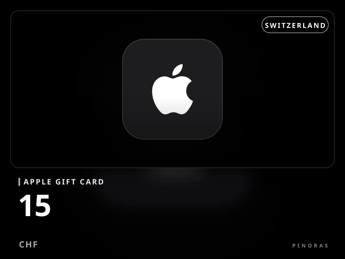 Apple Gift Card Switzerland - 15 CHF - Pinoras
