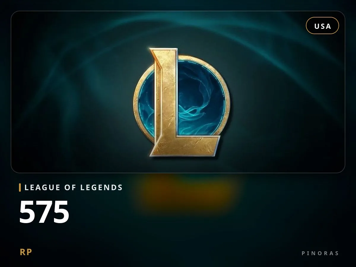 League of Legends 5 USD - 575 RP - Pinoras