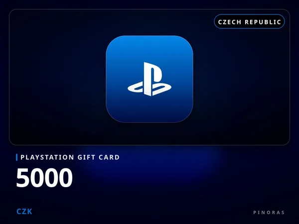 Playstation Gift Card Czech Republic - 5000 CZK