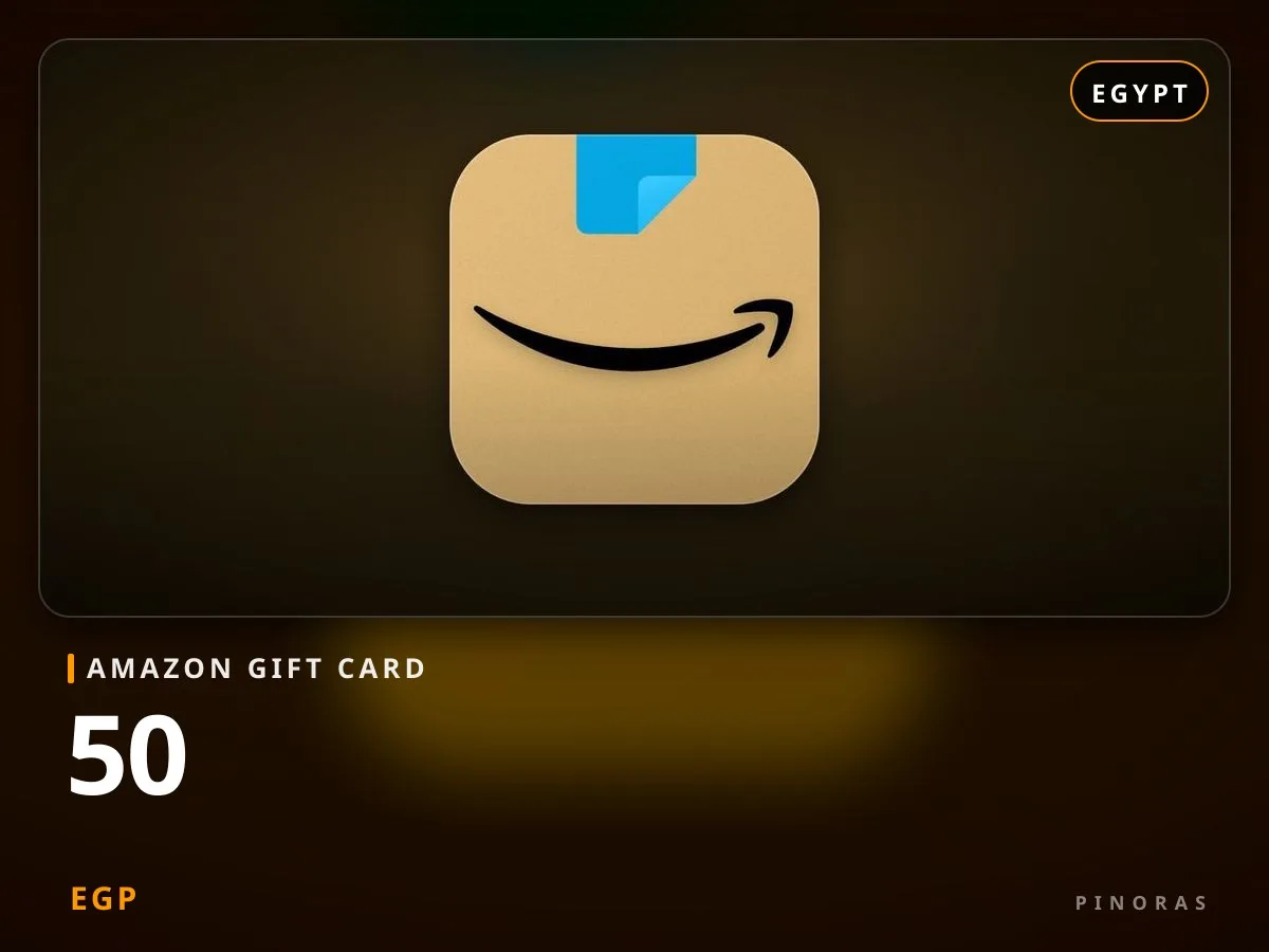 Amazon Gift Card Egypt - 50 EGP - Pinoras