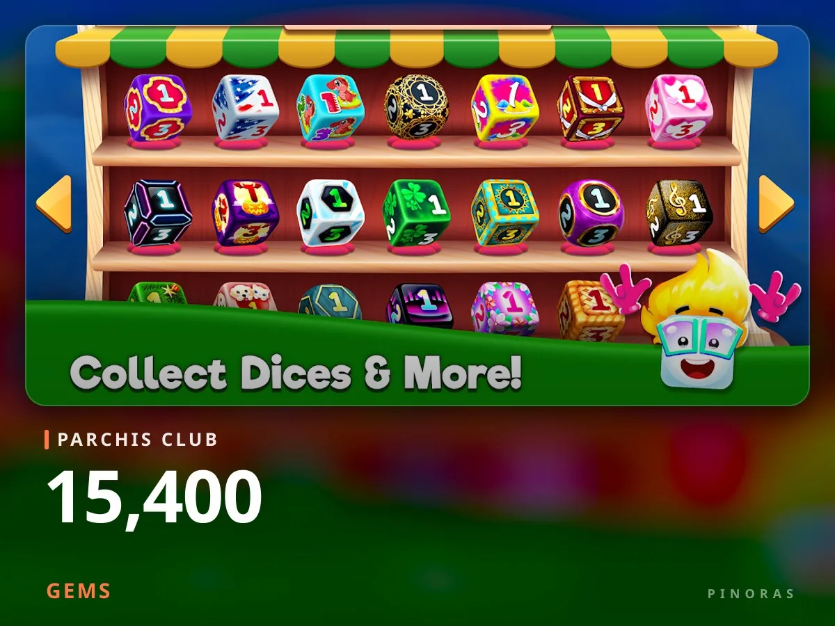 Parchis Club 15400 Gems - Pinoras