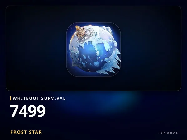 Whiteout Survival 7499 Frost Star