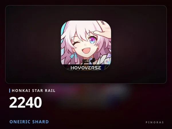 Honkai Star Rail - 2240 Oneiric Shard