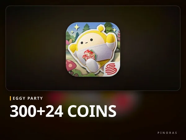 Eggy Party 300+24 Coins