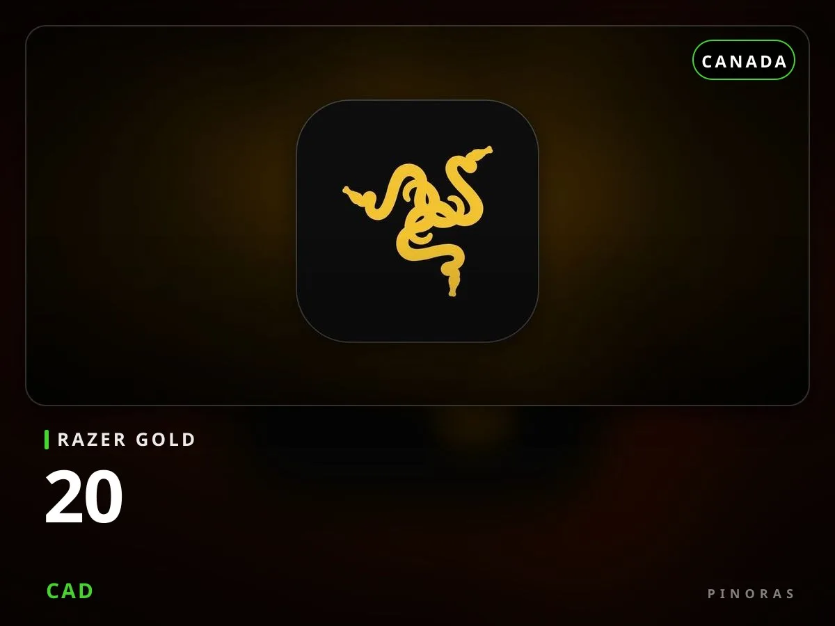 Razer Gold Canada - 20 CAD — Pinoras