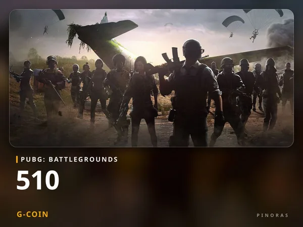 PUBG: Battlegrounds 510 G-Coin