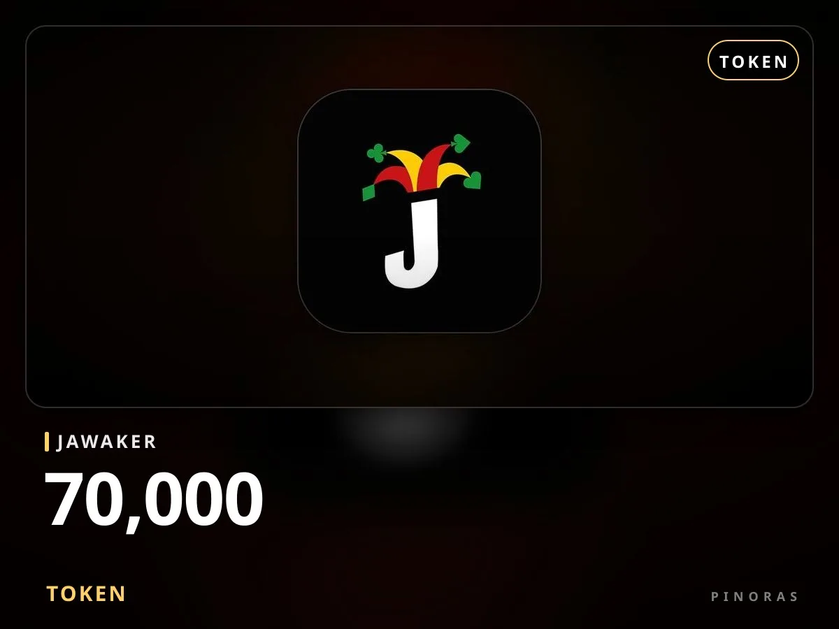 Jawaker 70000 Token - Pinoras