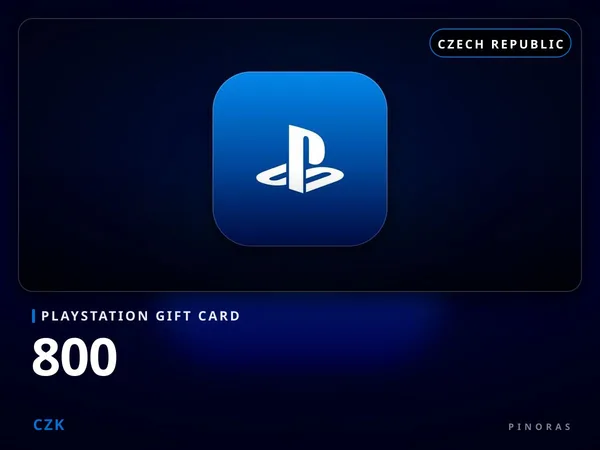 Playstation Gift Card Czech Republic - 800 CZK