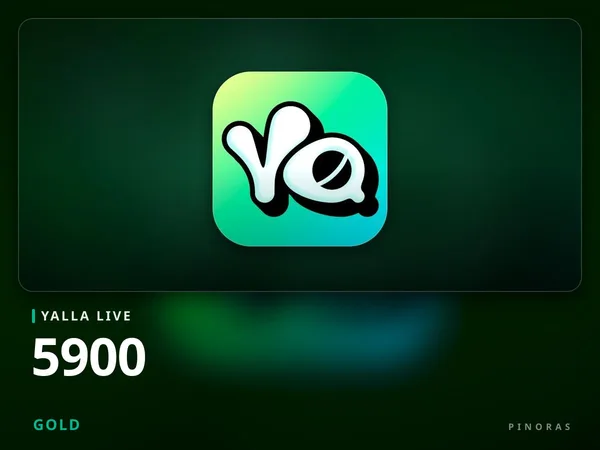 Yalla Live 50 USD - 5900 Gold