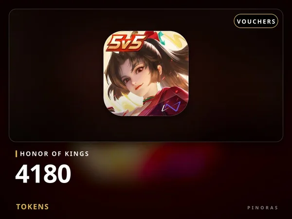 Honor of Kings Voucher - 4180 Tokens