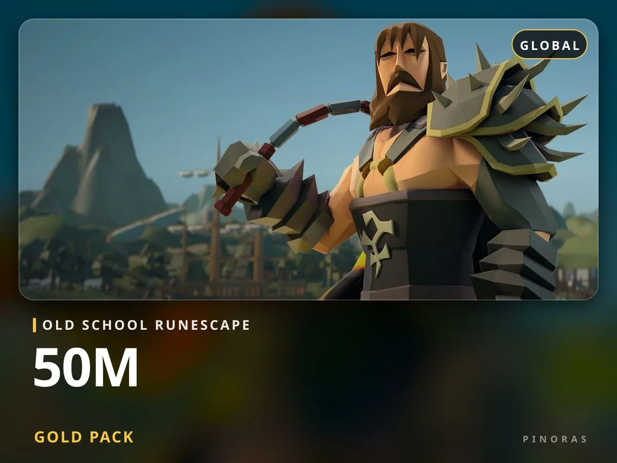 Old School RuneScape Gold 50M - Global - Pinoras
