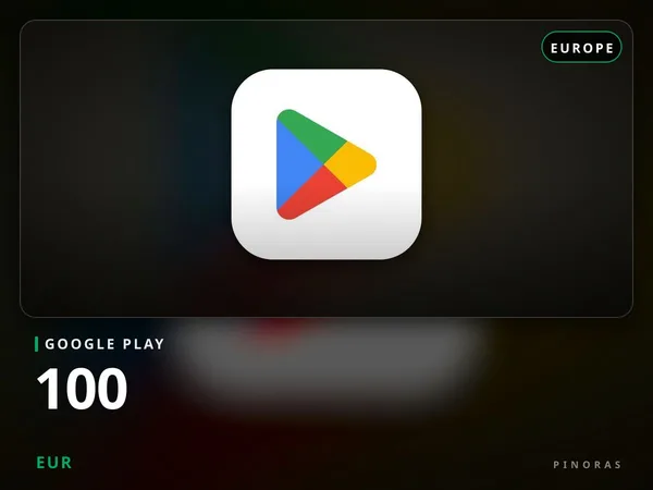 Google Play Europe - 100 EUR