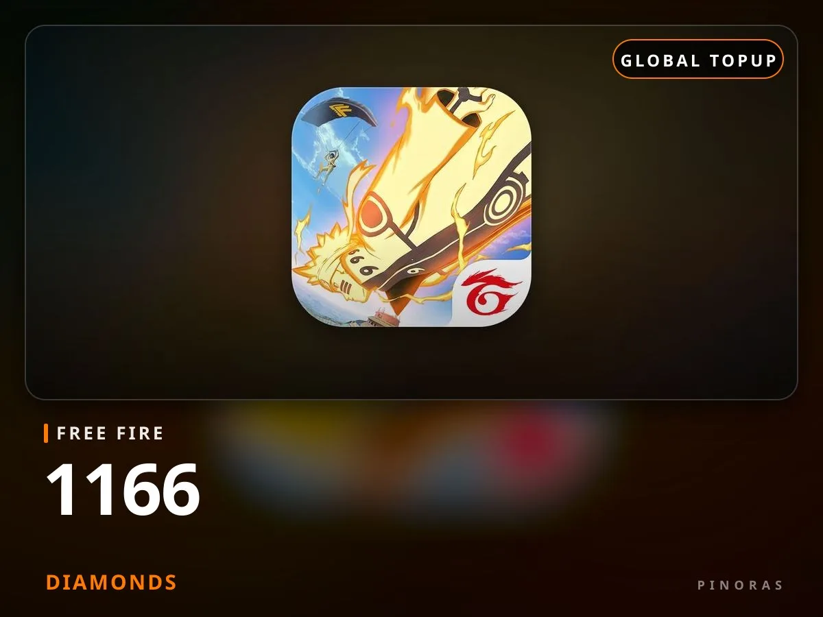 Free Fire Global - 1166 Diamonds - Pinoras