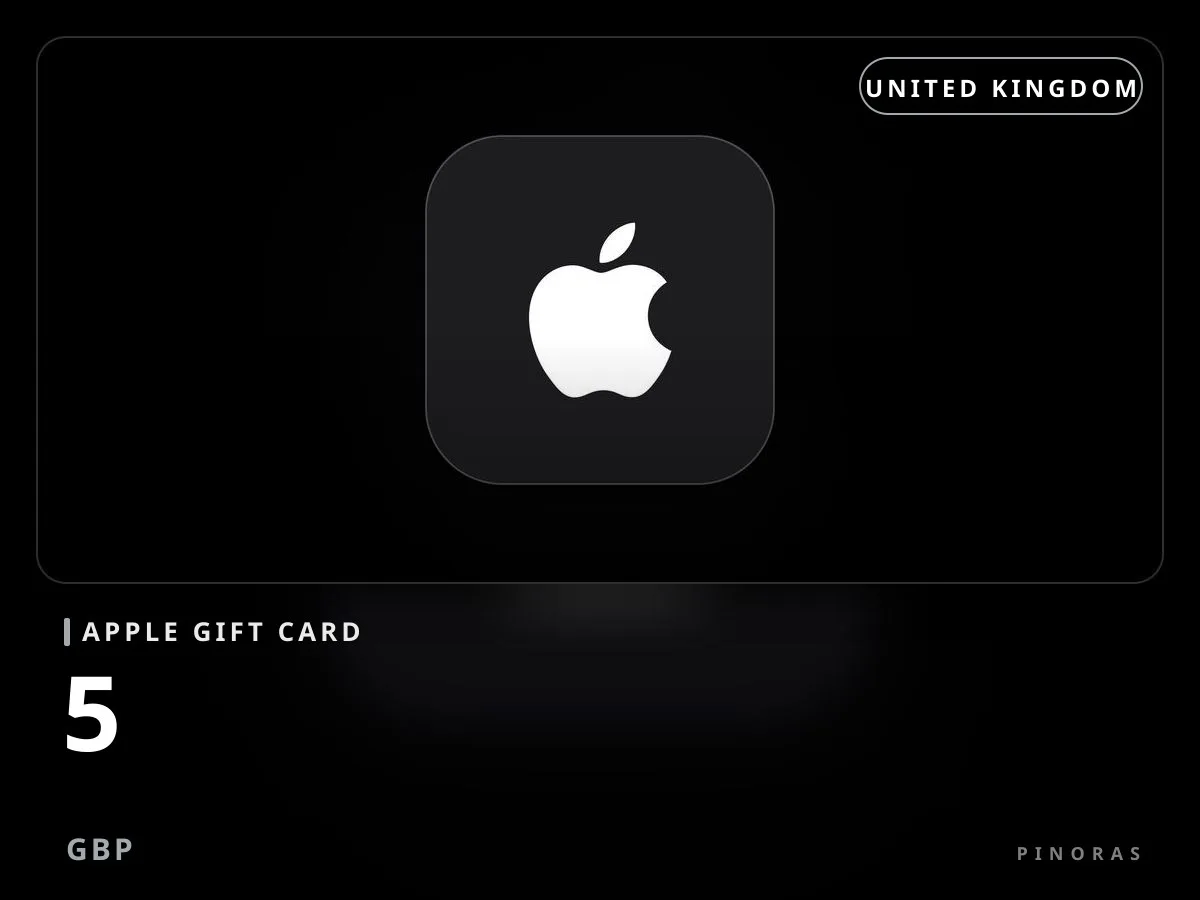 Apple Gift Card UK - 5 GBP - Pinoras