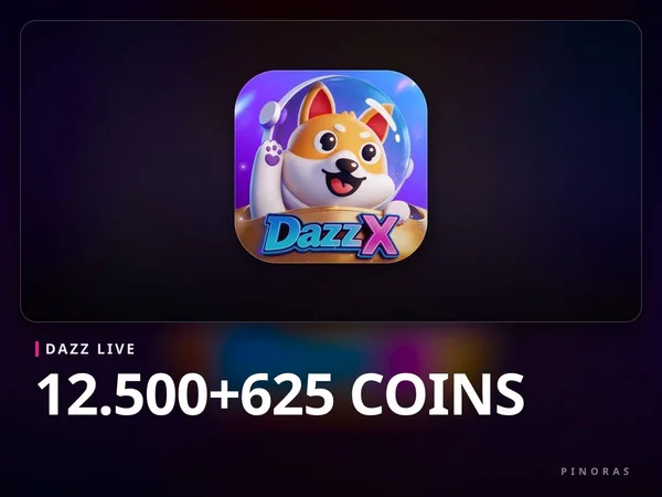 Dazz Live - 12.500+625 Coins