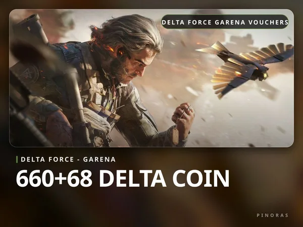 Delta Force Garena Vouchers - 660+68 Delta Coin