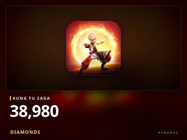 Kung Fu Saga 38980 Diamonds