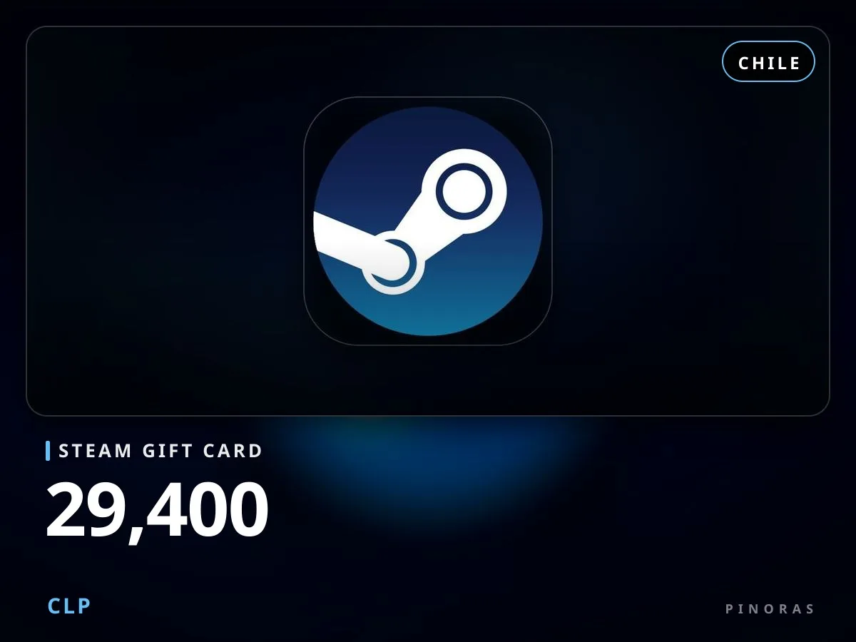 Steam Gift Card 29400 CLP - Pinoras