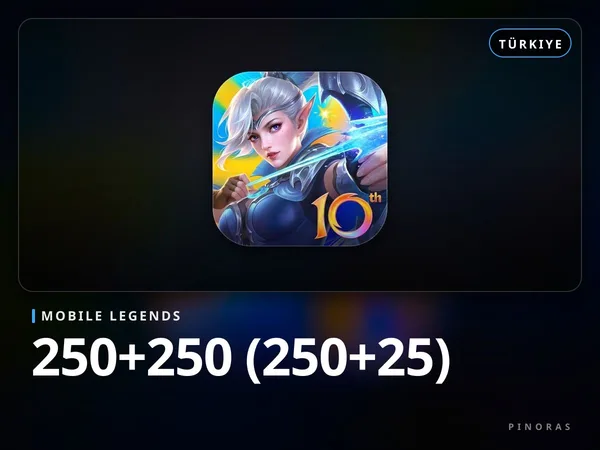 Mobile Legends Turkey - 250+250 (250+25)