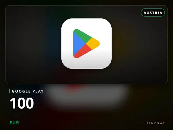 Google Play Austria - 100 EUR