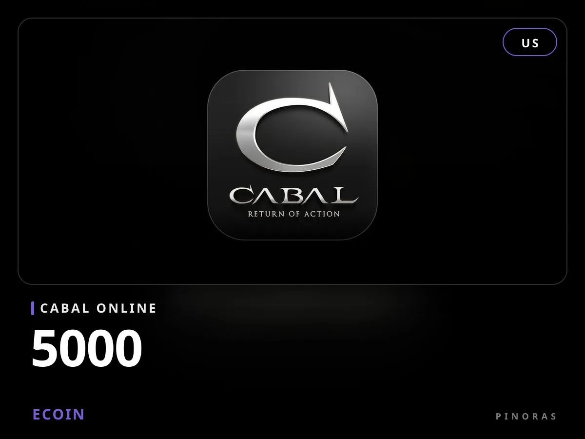 Cabal Online US - 5000 eCoin - Pinoras
