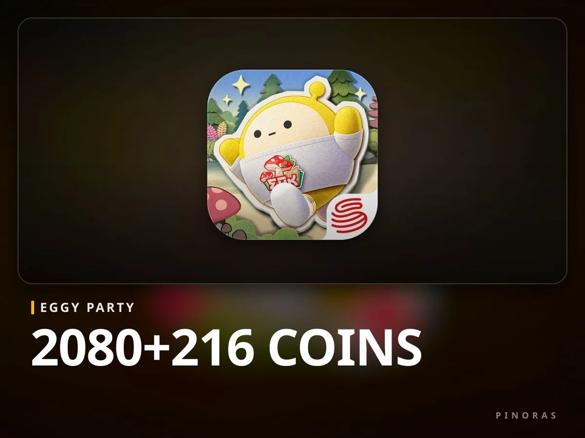 Eggy Party 2080+216 Coins - Pinoras