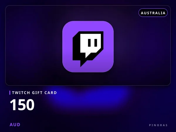 Twitch Gift Card Australia - 150 AUD