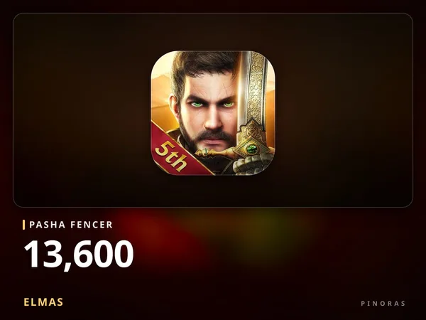 Pasha Fencer 13600 Elmas