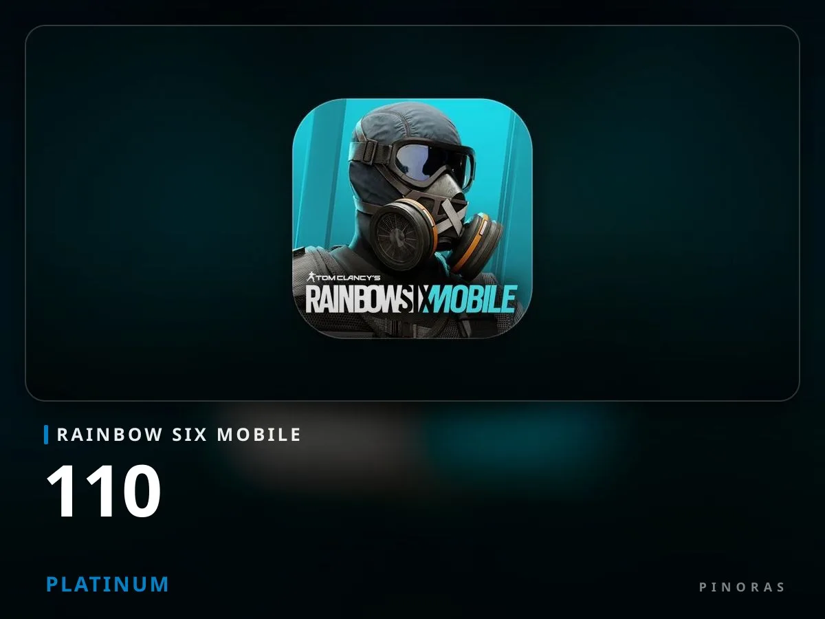 Rainbow Six Mobile - 110 Platinum - Pinoras