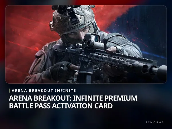 Arena Breakout: Infinite Premium Battle Pass Activation Card