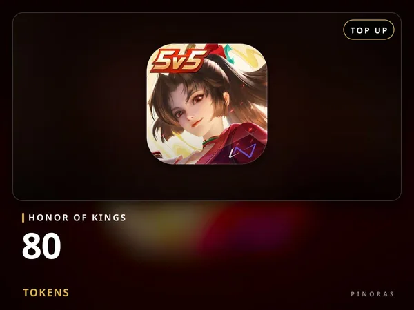 Honor of Kings 80 Tokens