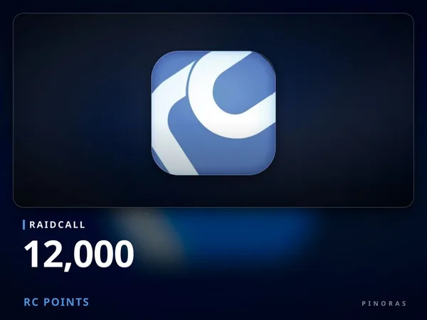RaidCall 12000 RC POINTS