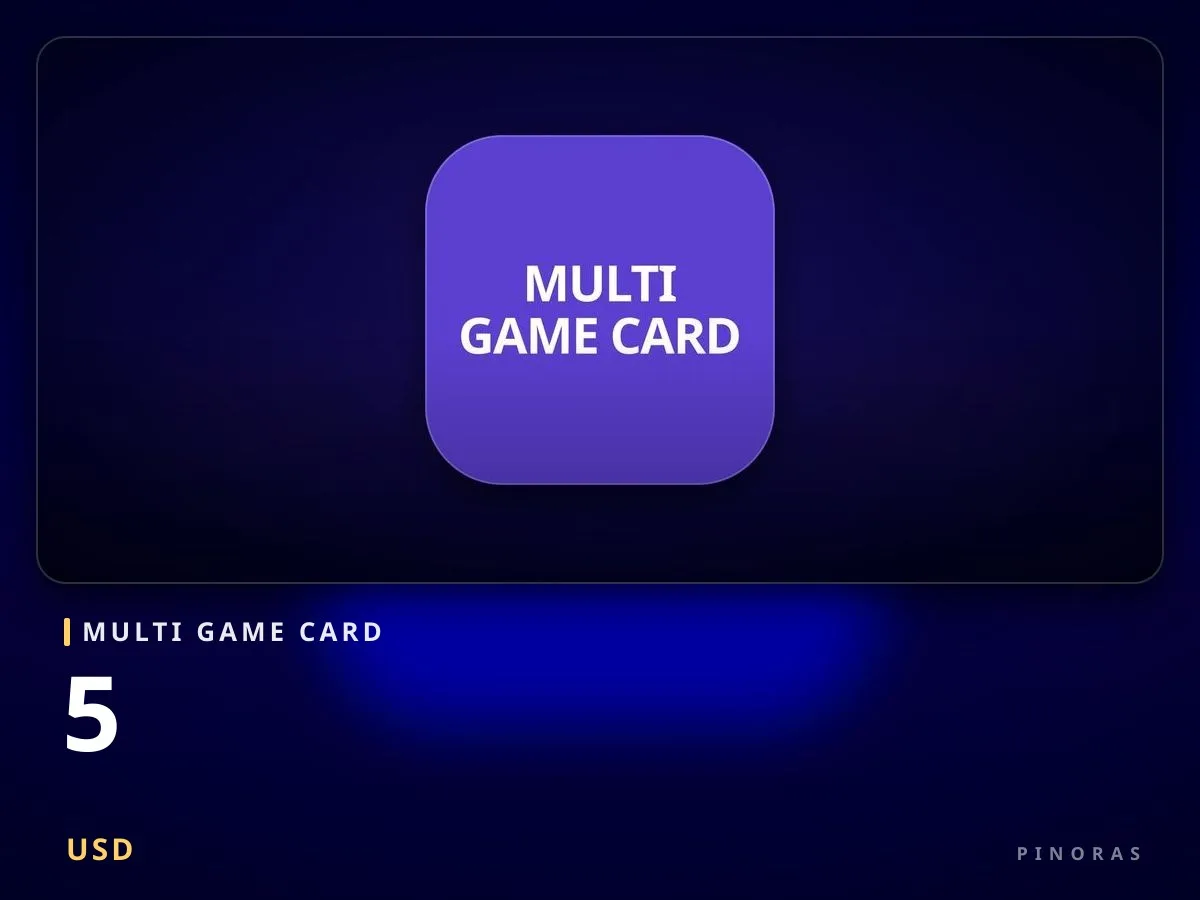 Multi Game Card 5 USD - Pinoras