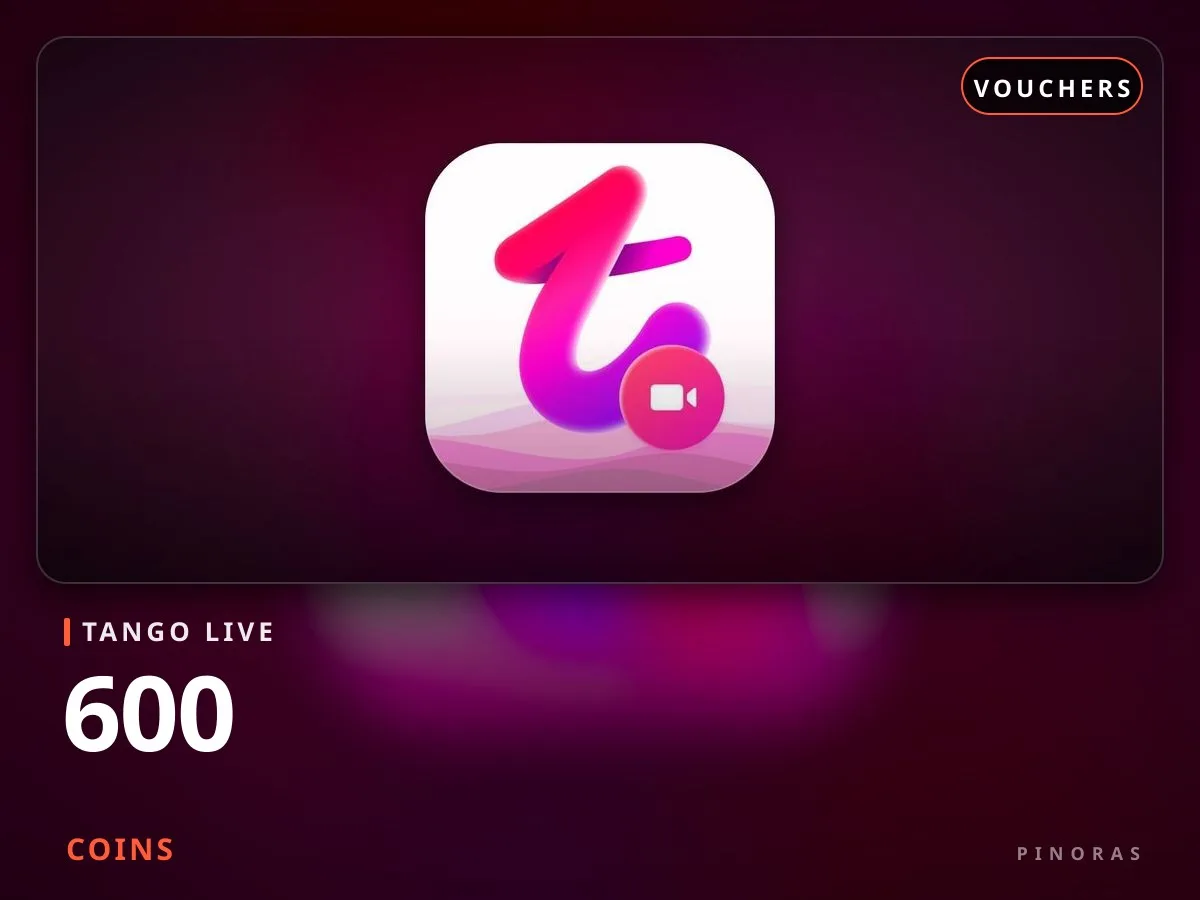 Tango Live Voucher - 600 Coins - Pinoras