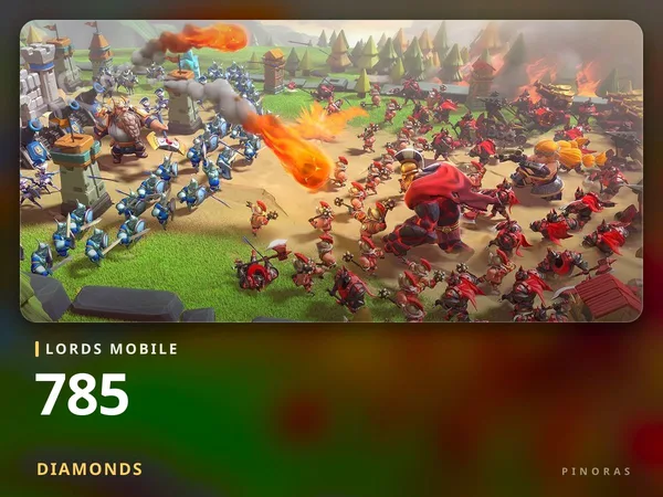 Lords Mobile 785 Diamonds