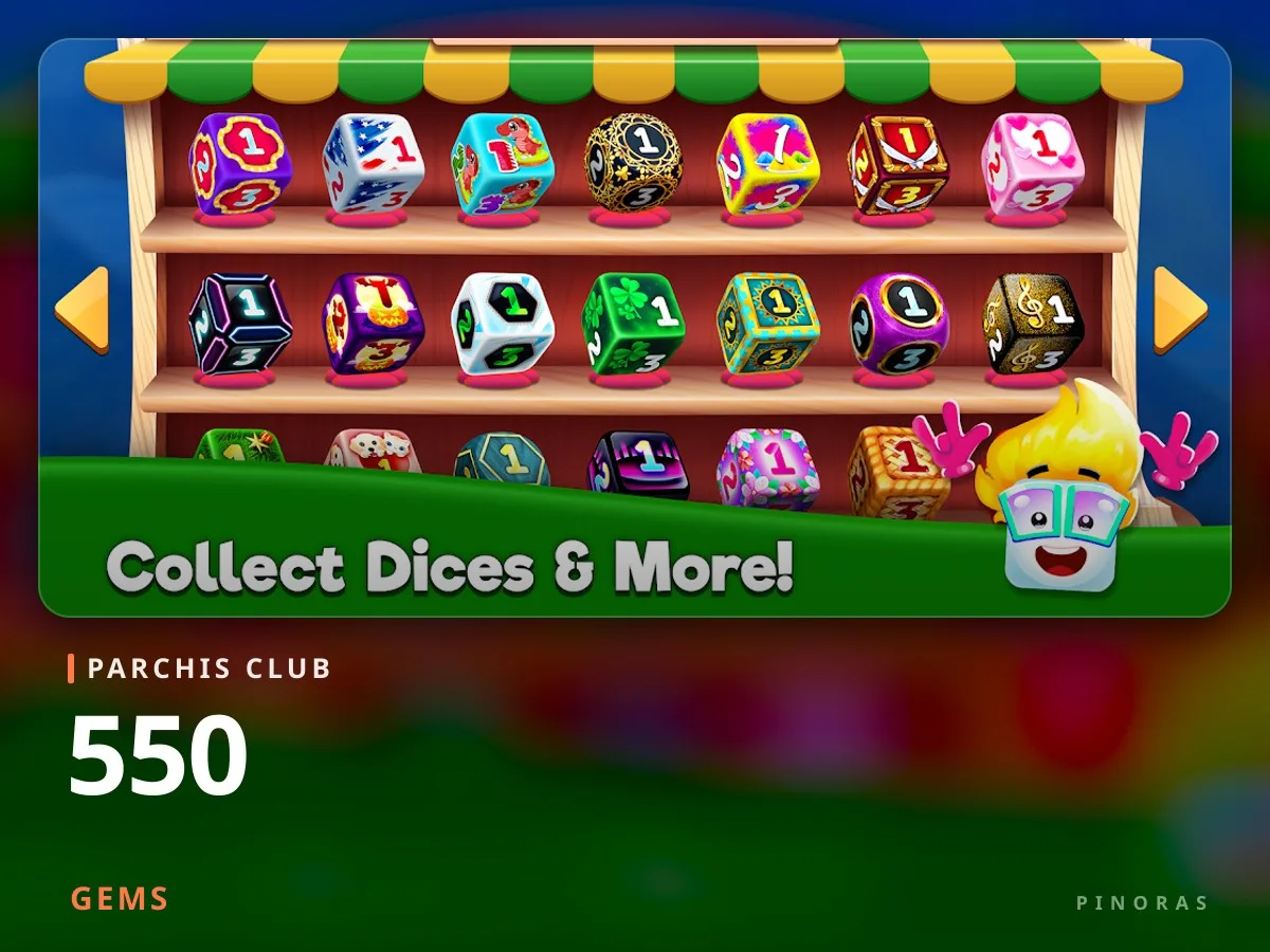 Parchis Club 550 Gems - Pinoras