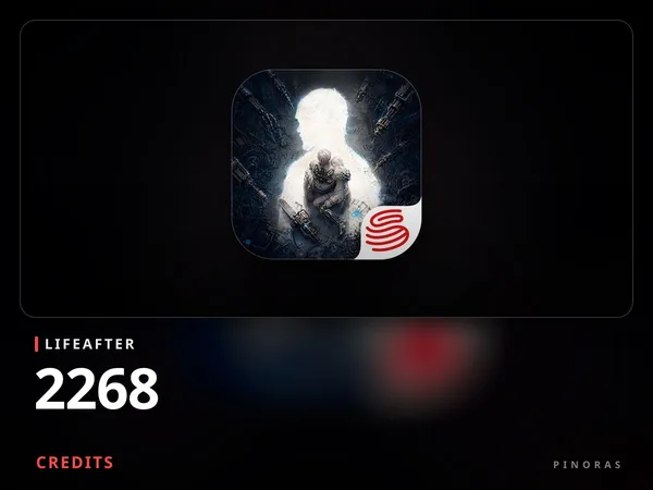 LifeAfter - 2268 Credits