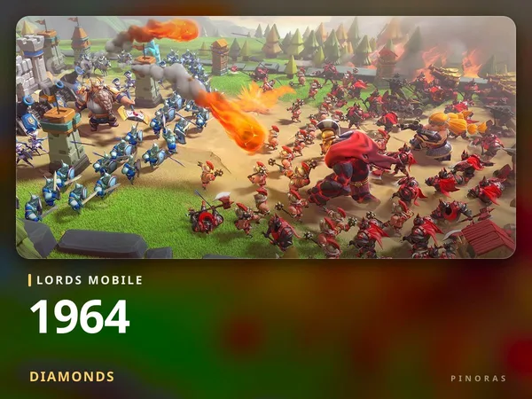 Lords Mobile 1964 Diamonds