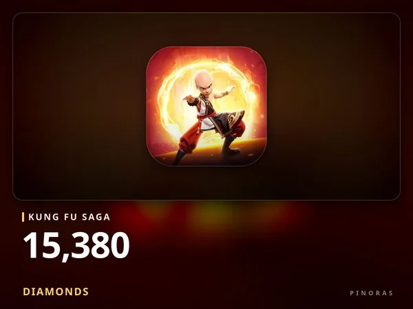 Kung Fu Saga 15380 Diamonds