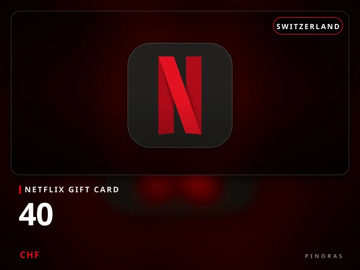 Netflix Gift Card Switzerland - 40 CHF - Pinoras