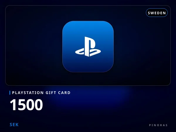 Playstation Gift Card Sweden - 1500 SEK