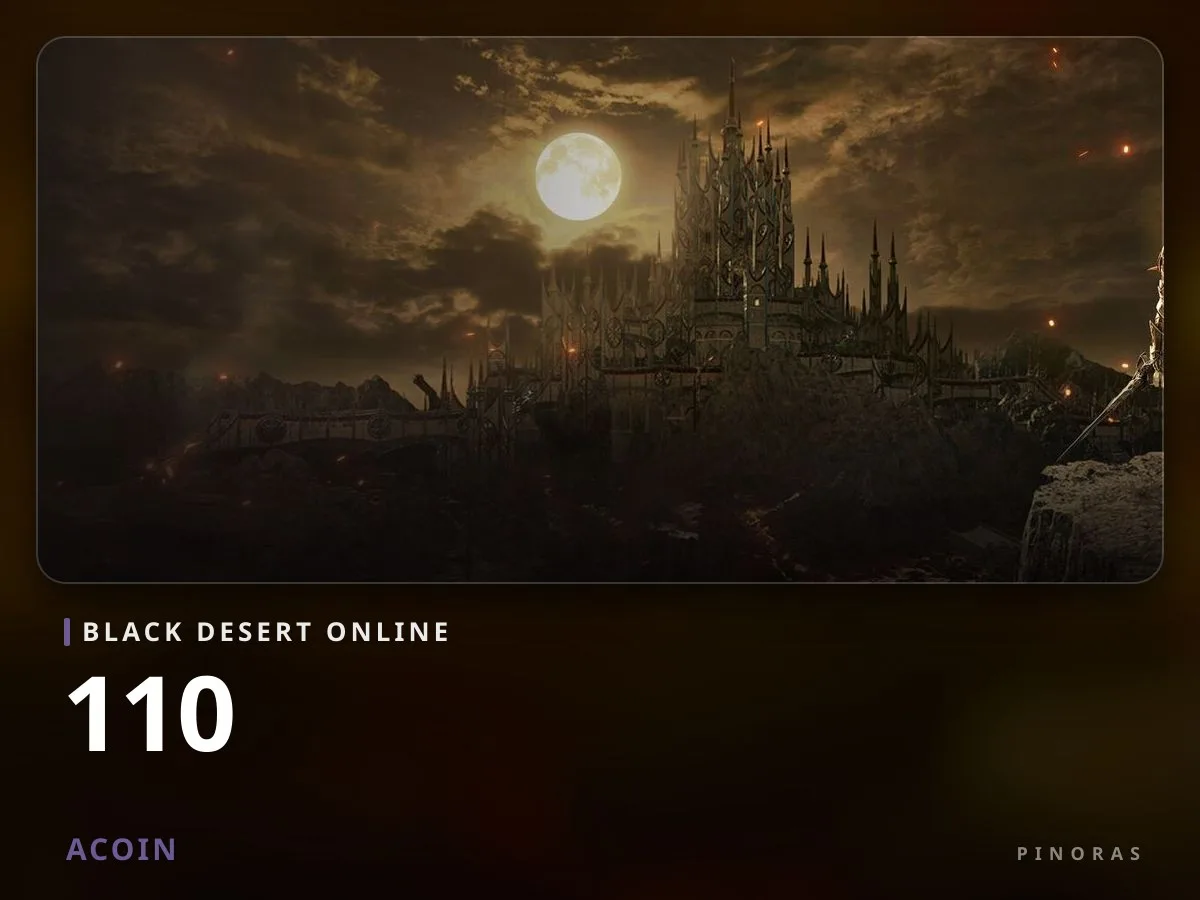 Black Desert Online 110 Acoin - Pinoras